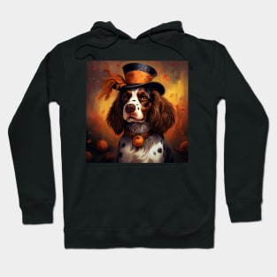 Brittany dog Halloween Hoodie